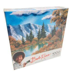 Bob Ross Autumn Woods 1000 Piece Puzzle Brand New Factory Sealed Made in USA